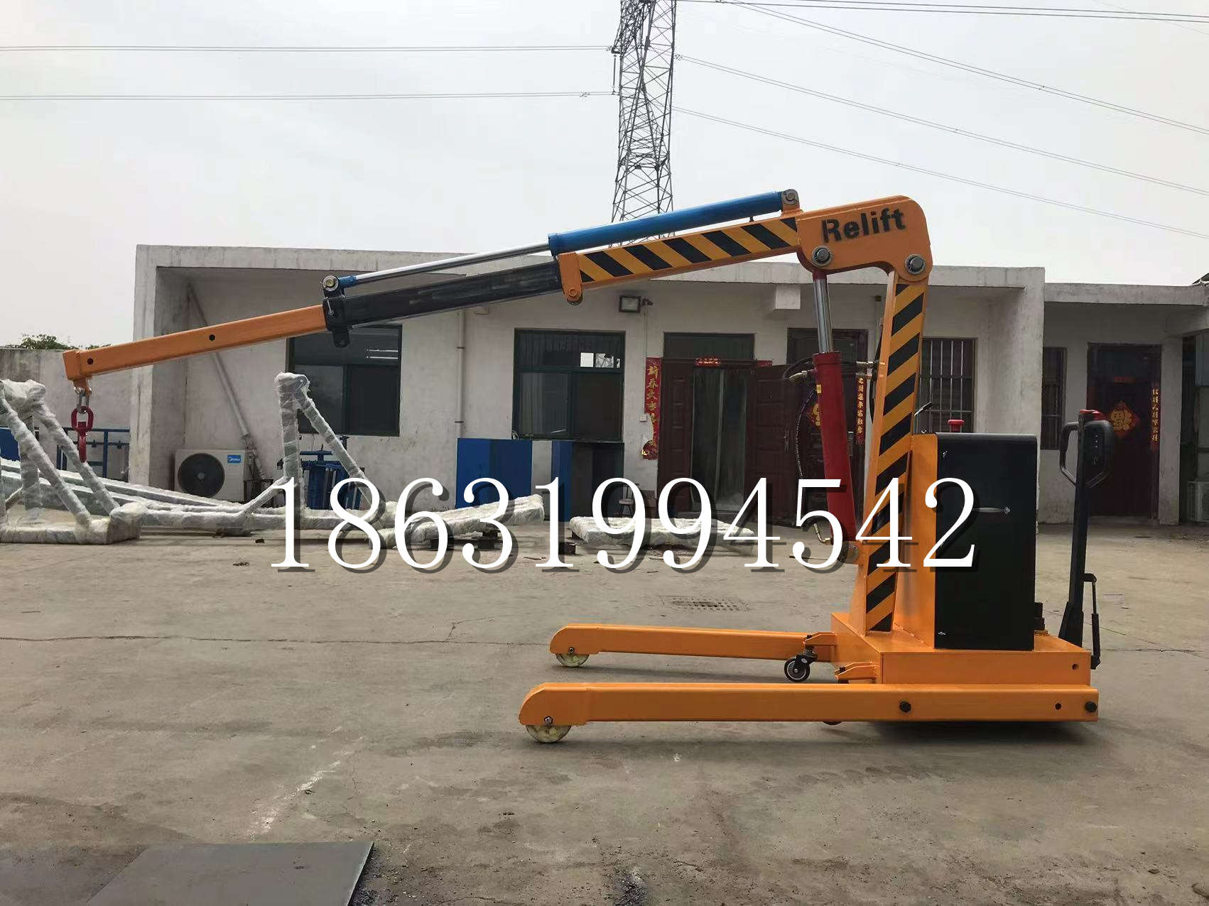 铁岭县久征定做3吨三轮随车吊 农用园林绿化移树吊 平板工程用小吊机